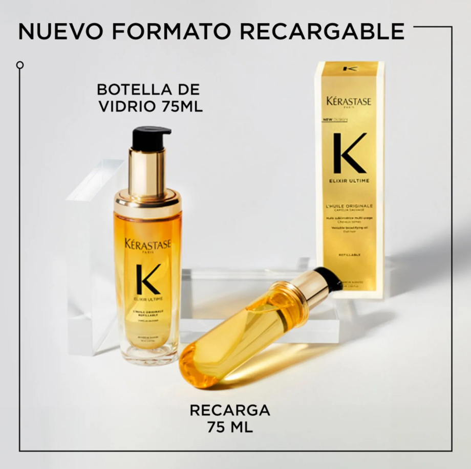 Aceite capilar Kérastaste Elixir Ultime Original Anti-Frizz 75ml