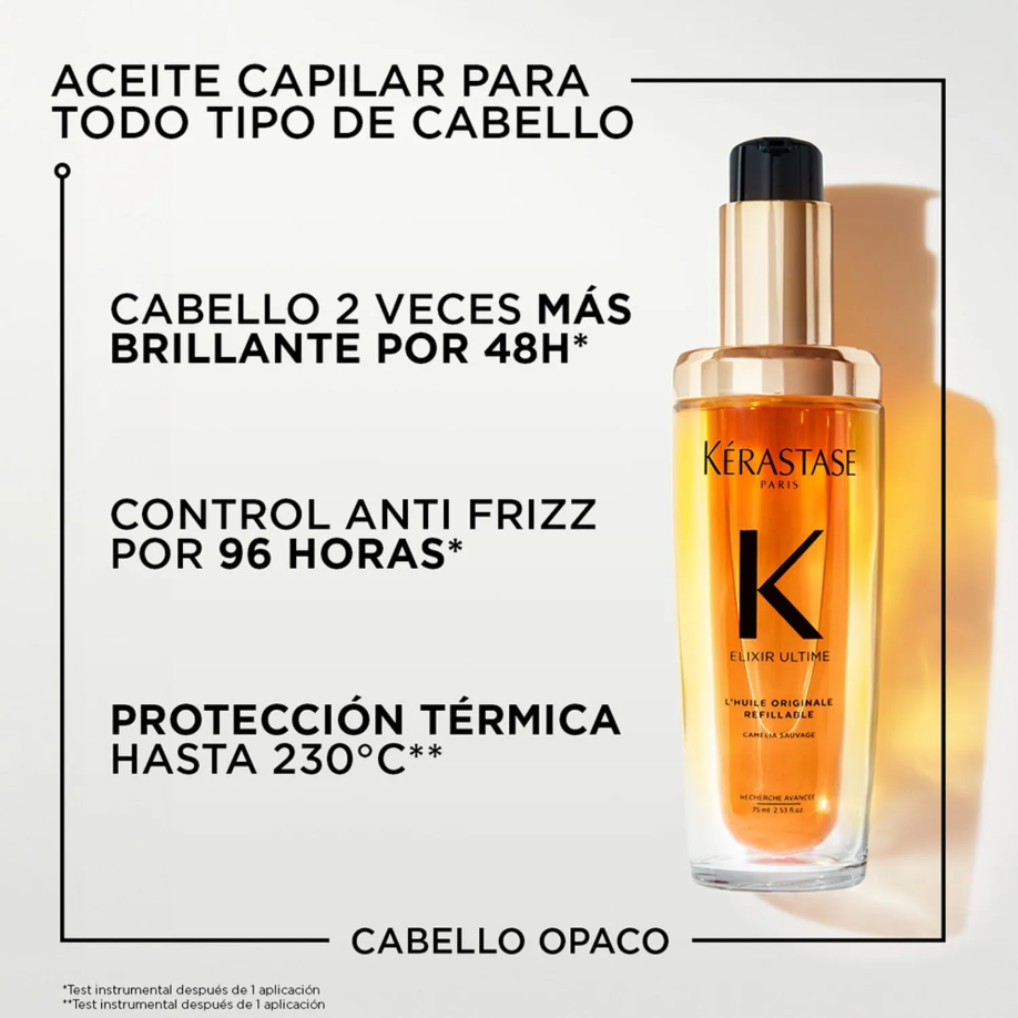 Aceite capilar Kérastaste Elixir Ultime Original Anti-Frizz 75ml