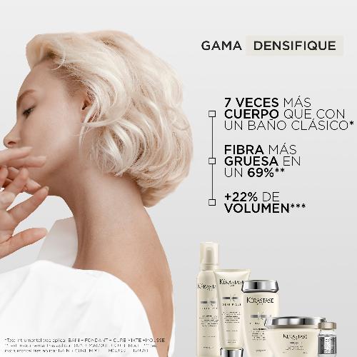 Kérastase Densifique – Bain Densité 250ml | Shampoo Redensificante para Cabello Fino o con Pérdida de Volumen