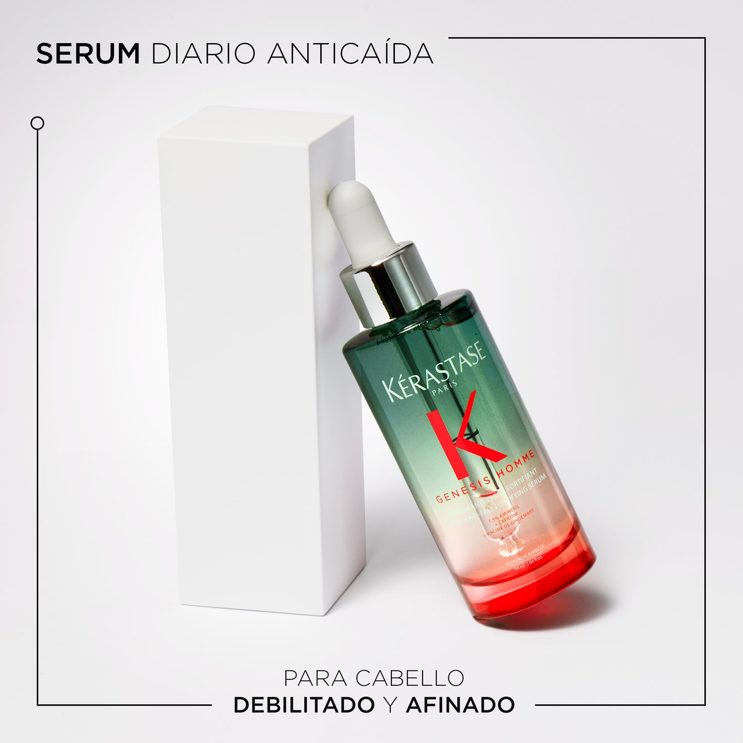 Sérum Anticaída Kérastase Genesis Homme Fortificante 90 ml