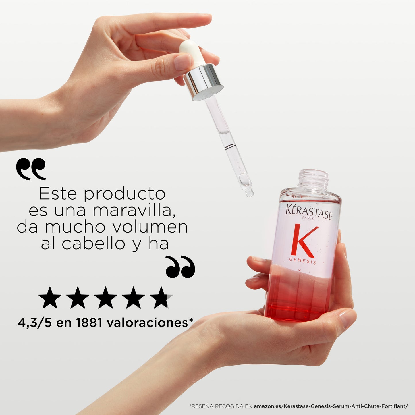 Sérum Kérastase Genesis Anticaída Cabello Quebradizo 90 ml - Serum Anti-chute Fortifiant HEROE