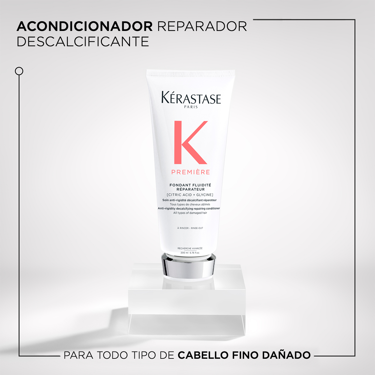 Acondicionador Reparador Suavizante Kérastase Première Fondant Fluidité Réparateur 200ml