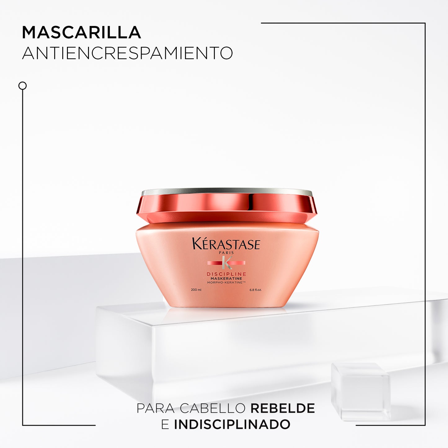 Kérastase Discipline Classic – Maskeratine 200ml | Mascarilla Antifrizz, Suavizante y Nutritiva