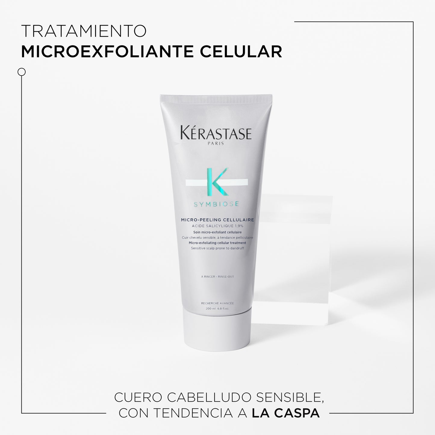 Micro-Peeling Cellulaire Symbiose Kérastase – Exfoliante Purificante Anticaspa para Cuero Cabelludo