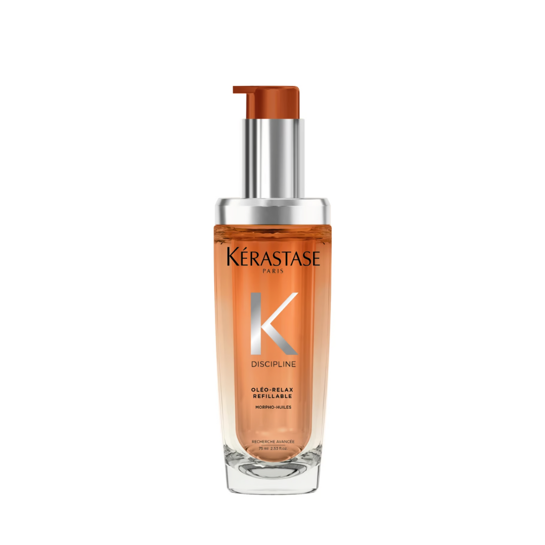 Kit Discipline Kérastase Summer | Bain Fluidealiste 250ml + Aceite Oléo Relax 75ml + Tote Bag Edición Yellow & White