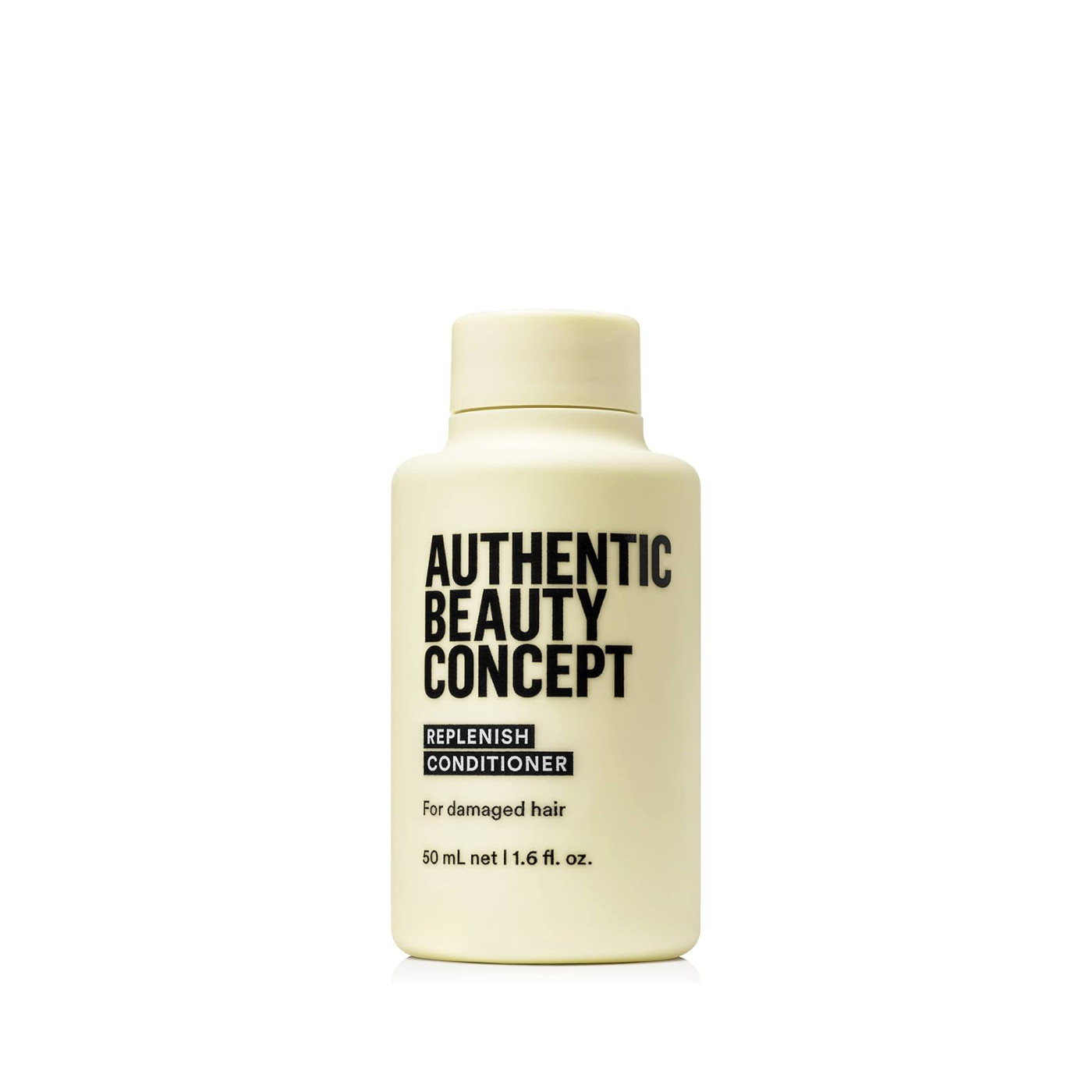 Authentic Beauty Concept Replenish Conditioner 50ml – Acondicionador vegano con extracto de arce y nuez de pecán para reparar e hidratar el cabello dañado. Distribuidor autorizado Tatán Peluquería Colombia.