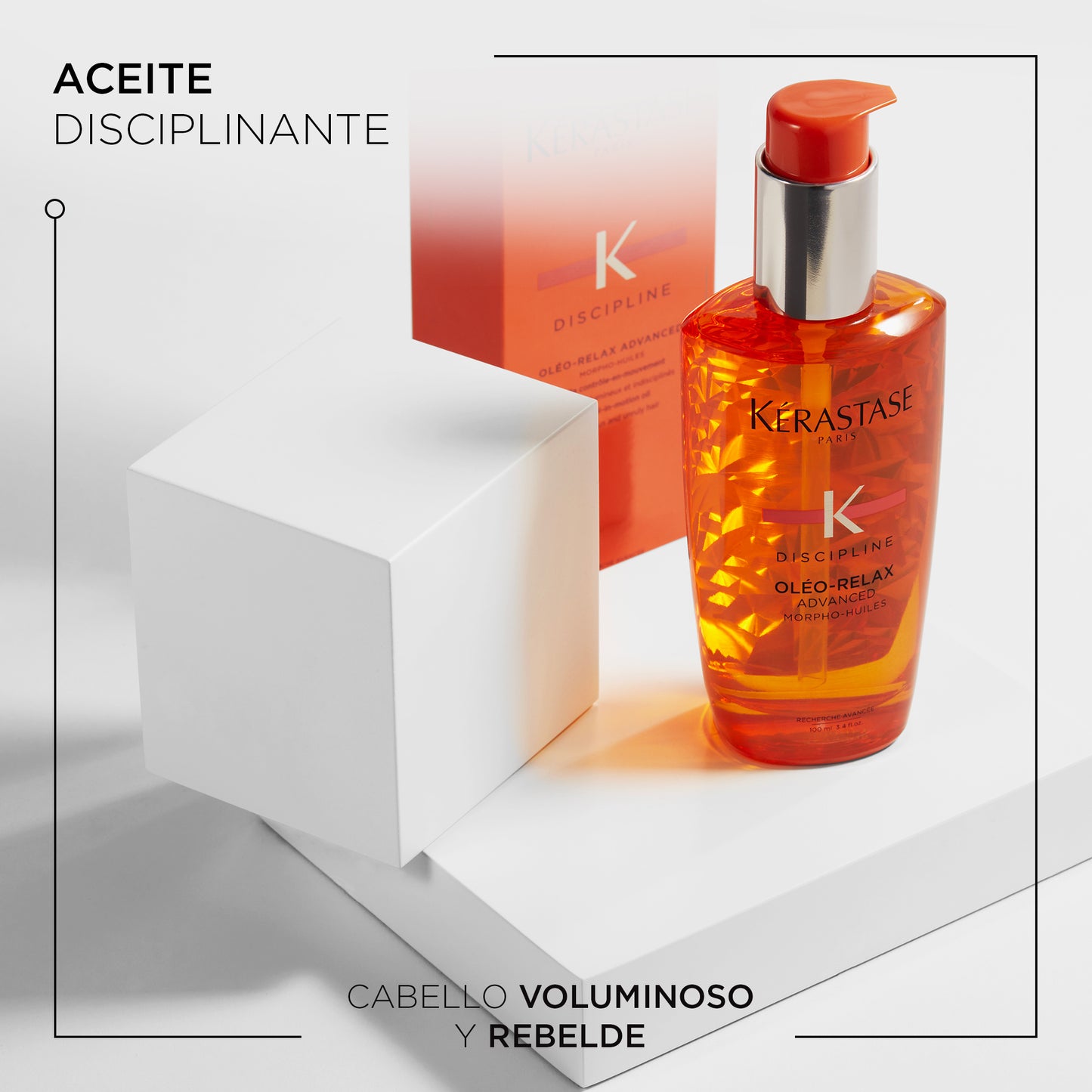 Kérastase Discipline – Huile Oléo-Relax 100ml | Aceite Nutritivo y Antifrizz para Cabello Seco y Rebelde