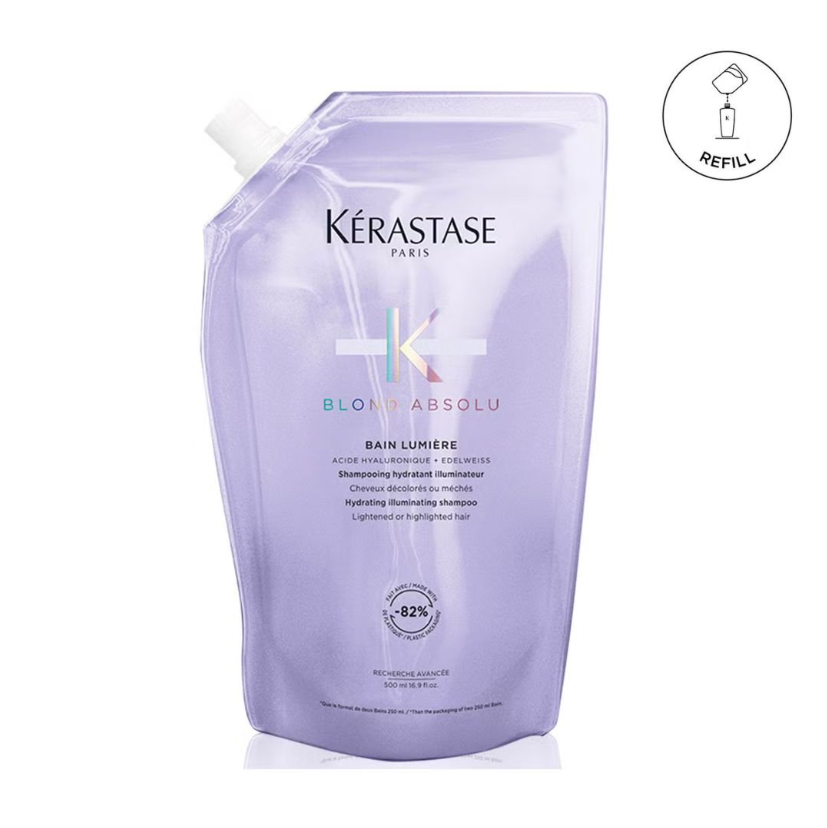 Kérastase Blond Absolu | Bain Lumière Recarga 500ml Hidratación y Luminosidad para Cabello Rubio