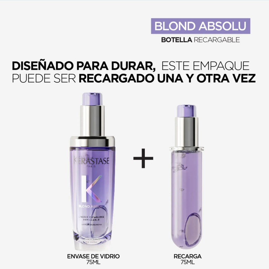 Kérastase Blond Absolu – Huile Cicaextreme 100ml | Aceite Capilar Iluminador para Rubios