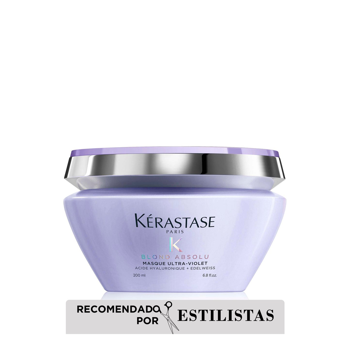 Mascarilla Violeta Kérastase Blond Absolu Masque Ultra-Violet 200ml – Neutralización y luminosidad para cabellos rubios fríos