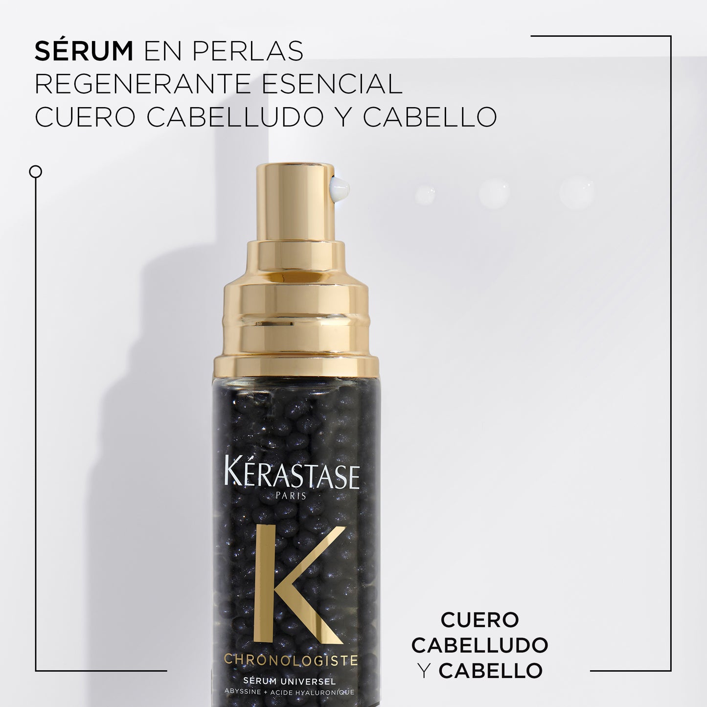 Kérastase Chronologiste – Sérum Universel 40 ml | Sérum Regenerador Antiedad para Cabello y Cuero Cabelludo