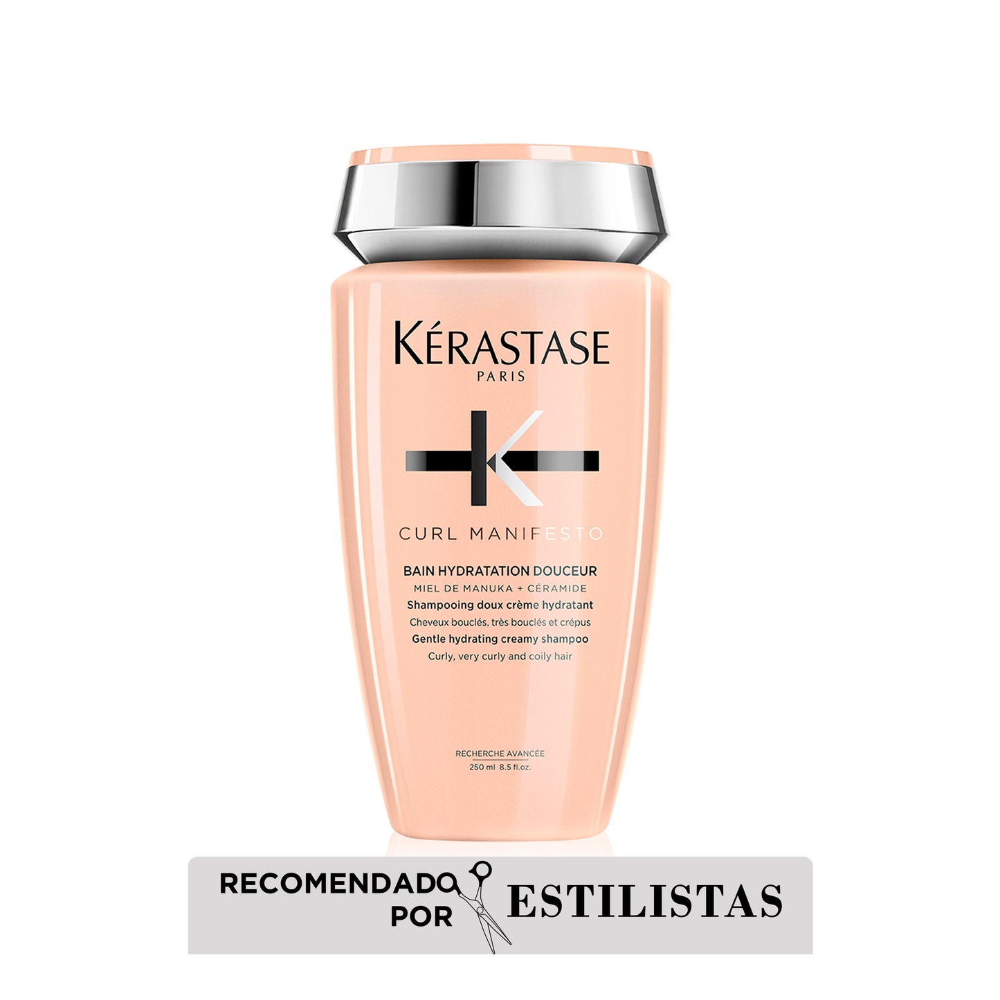 Kérastase Curl Manifesto – Bain Hydratation Douceur 250ml | Shampoo Hidratante Suave para Cabello Rizado