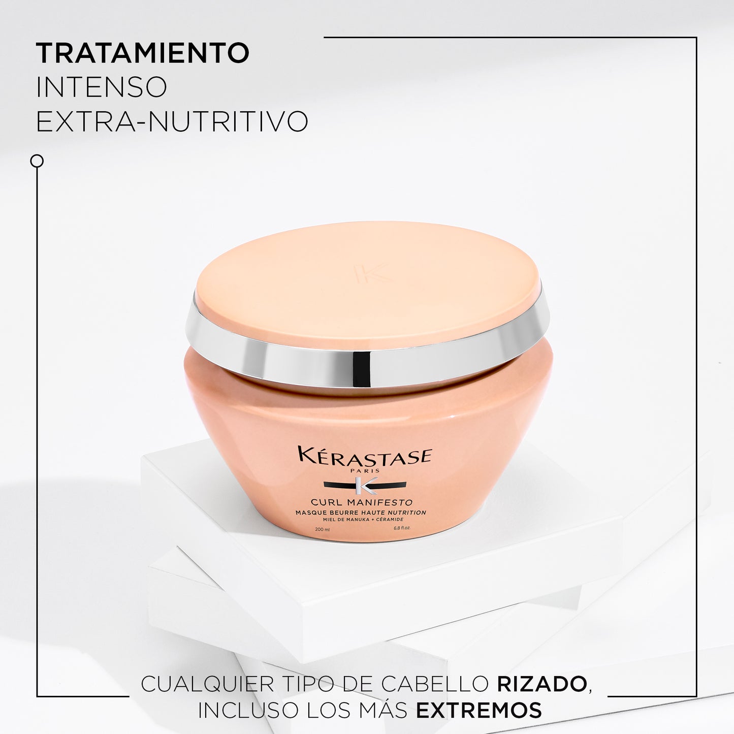 Kérastase Curl Manifesto – Masque Beurre Haute Nutrition 200ml | Mascarilla Nutritiva Intensa para Rizos