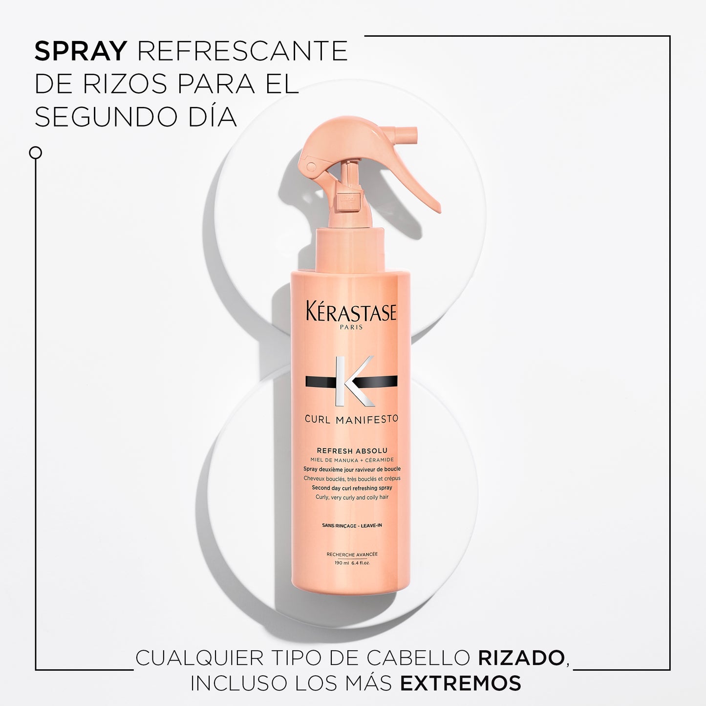 Kérastase Curl Manifesto – Refresh Absolu 190ml | Spray Refrescante para Rizos