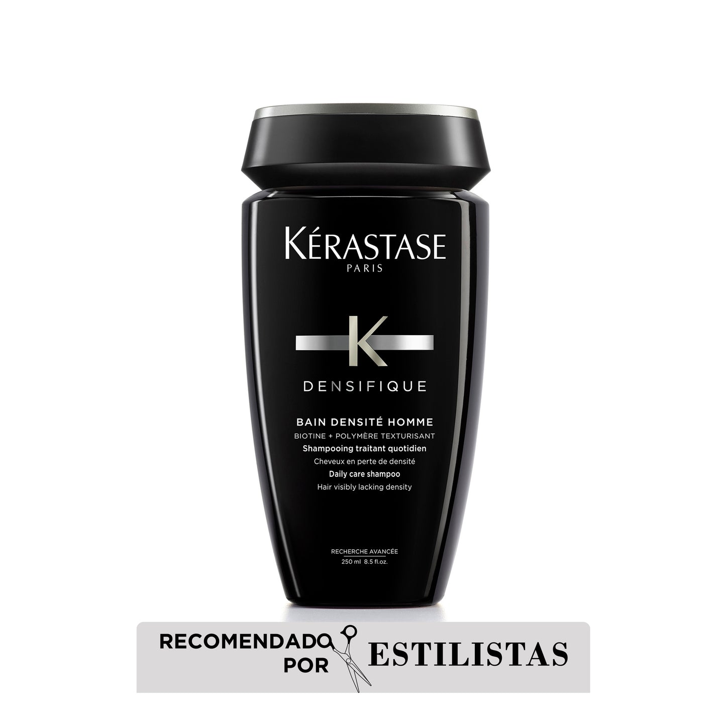 Kérastase Densifique Homme – Bain Densité 250ml | Shampoo Estimulante y Redensificante para Hombres