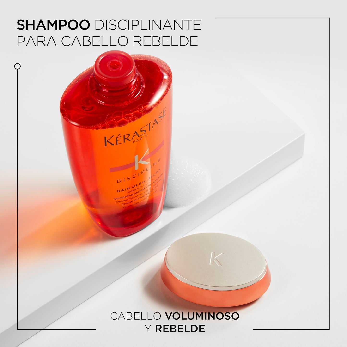 Kérastase Discipline – Bain Oléo-Relax 250ml | Shampoo Suavizante y Antifrizz para Cabello Seco y Rebelde