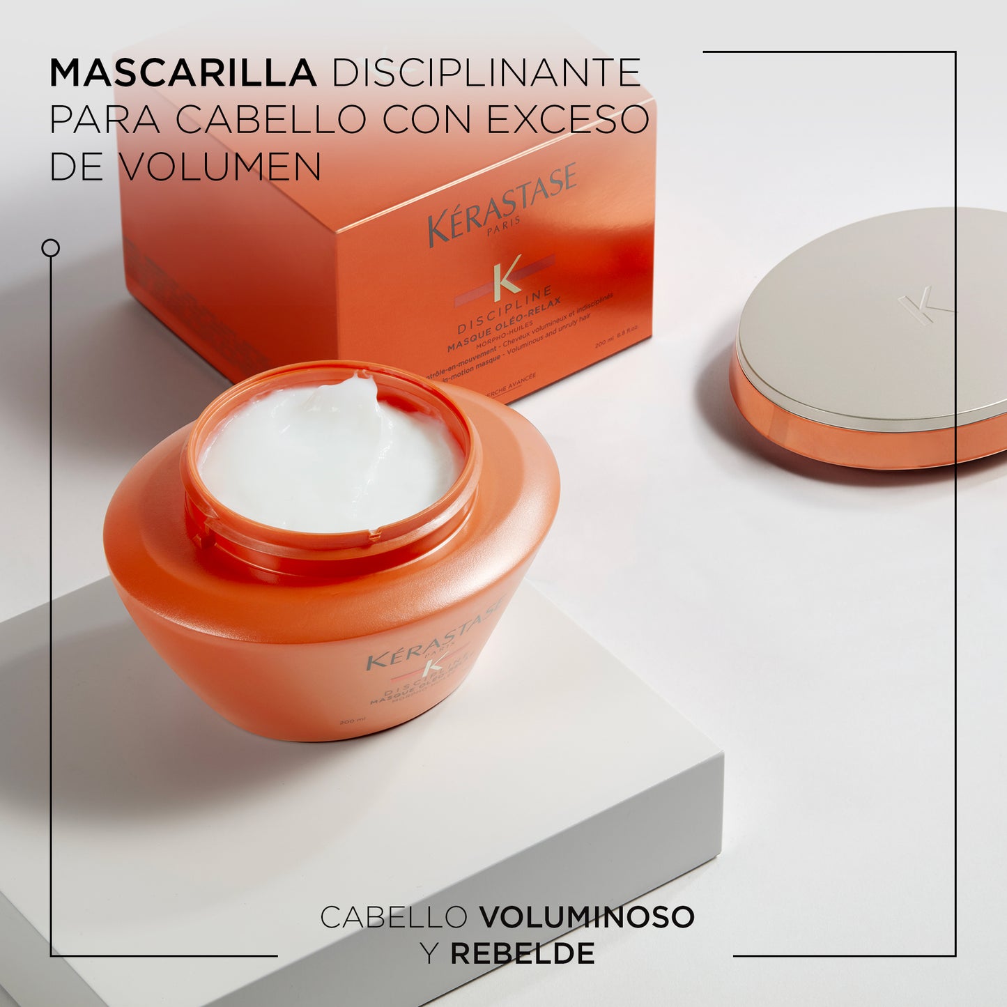 Kérastase Discipline – Masque Oléo-Relax 200ml | Mascarilla Nutritiva y Antifrizz para Cabello Seco y Rebelde