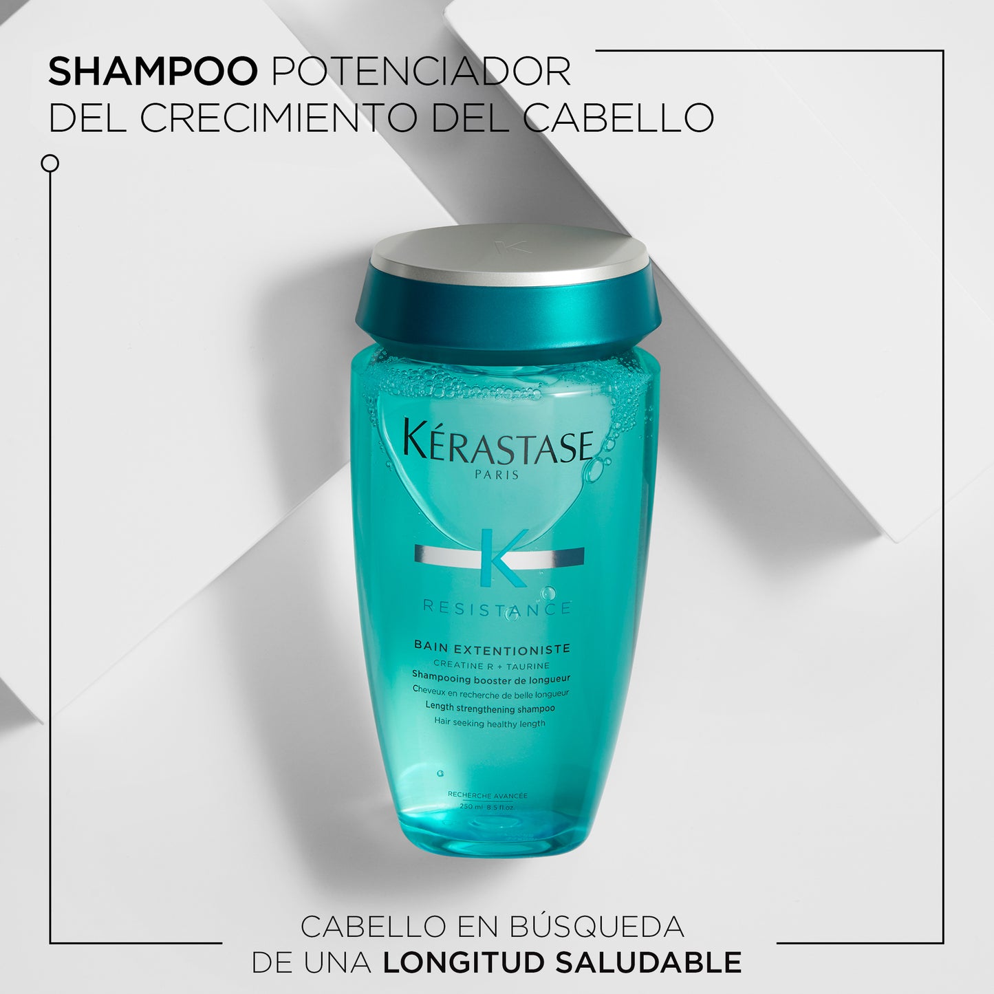 Kérastase Résistance – Bain Extentioniste 250ml | Shampoo Fortalecedor para Cabello Largo