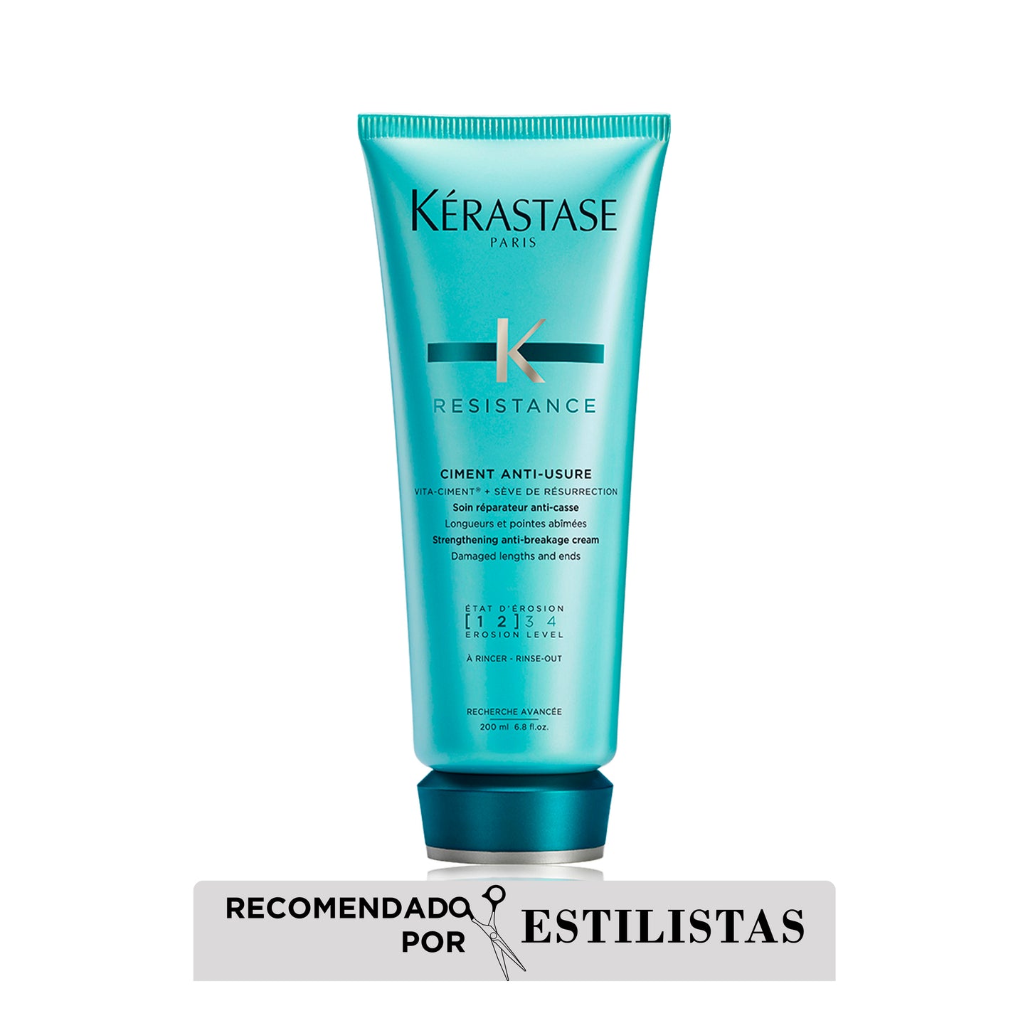 Kérastase Résistance – Ciment Anti-Usure 200ml | Acondicionador Reparador y Fortalecedor