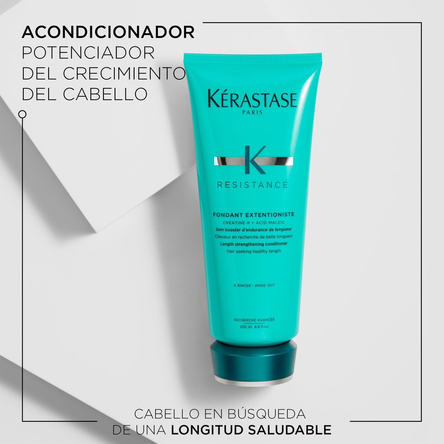 Kérastase Résistance – Fondant Extentioniste 200ml | Acondicionador Fortalecedor para Cabello Largo