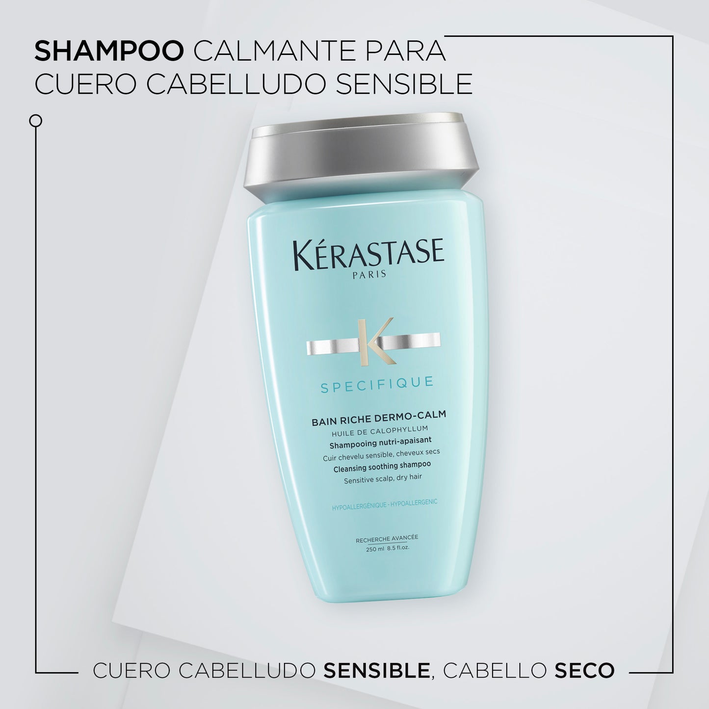 Kérastase Spécifique – Bain Riche Dermo-Calm 250ml | Shampoo Calmante Nutritivo para Cuero Cabelludo Sensible