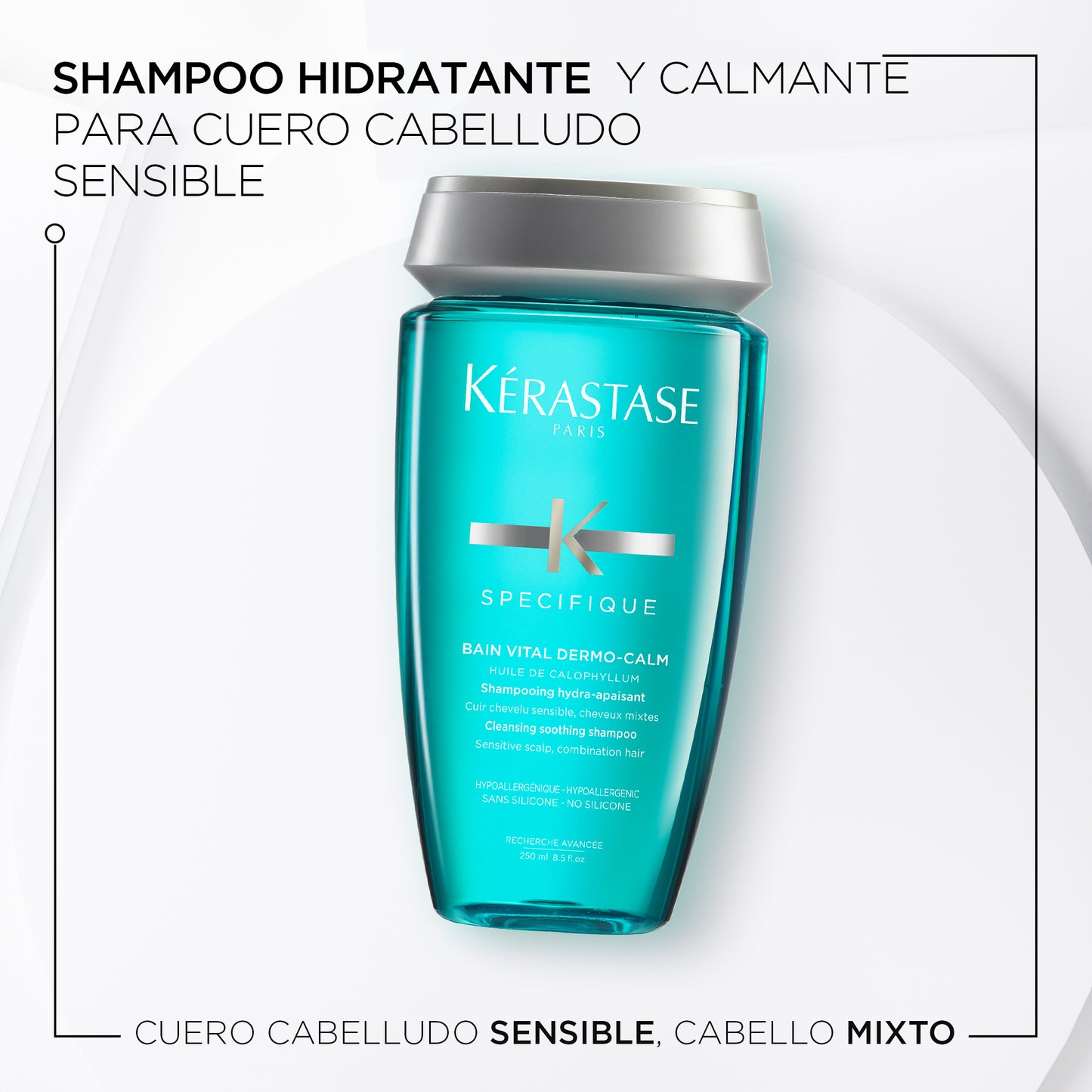 Kérastase Spécifique – Bain Vital Dermo-Calm 250ml | Shampoo Calmante para Cuero Cabelludo Sensible