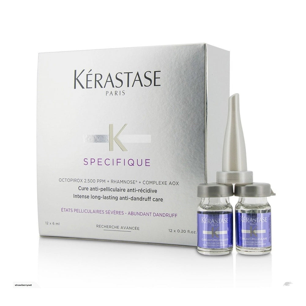 Kérastase Spécifique – Cure Anti-Pelliculaire 12x6ml | Tratamiento Intensivo Anticaspa