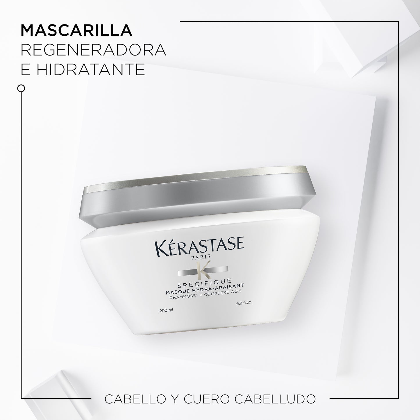 Kérastase Spécifique – Masque Hydra-Apaisant 200ml | Mascarilla Calmante e Hidratante para Cuero Cabelludo y Cabello