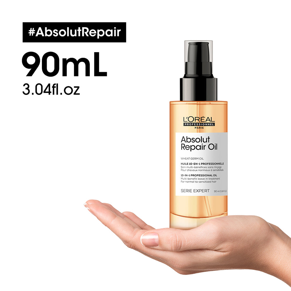 L’Oréal Professionnel Absolut Repair – Aceite 10 en 1 Multi-Beneficios 90ml | Cabello Dañado