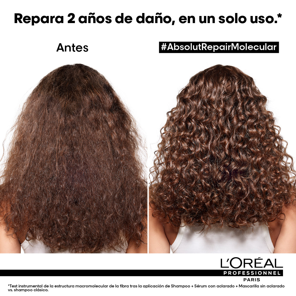 L’Oréal Professionnel Absolut Repair Molecular – Sérum Reparador 250ml | Cabello Dañado Extremo