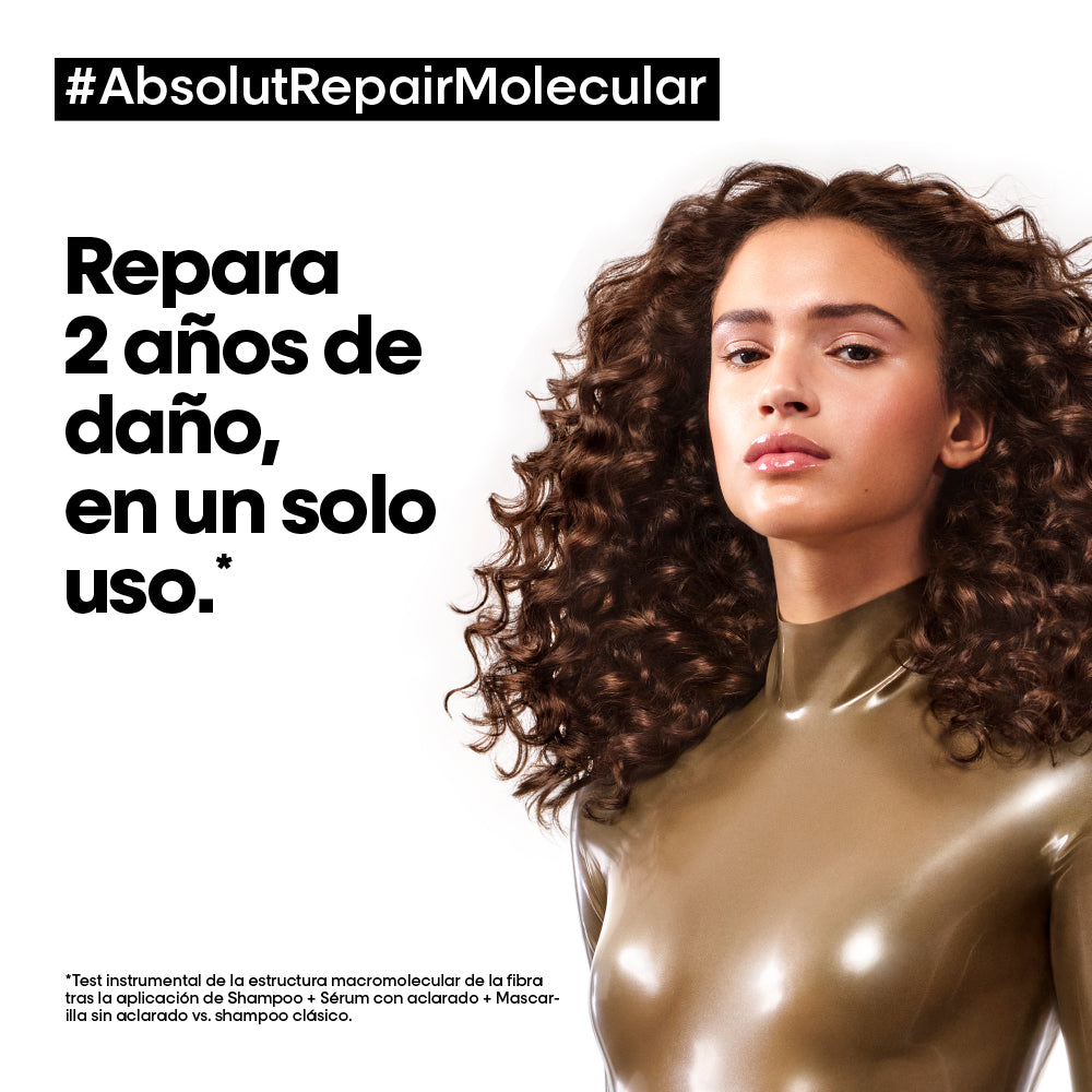 L’Oréal Professionnel Absolut Repair Molecular – Sérum Reparador 250ml | Cabello Dañado Extremo