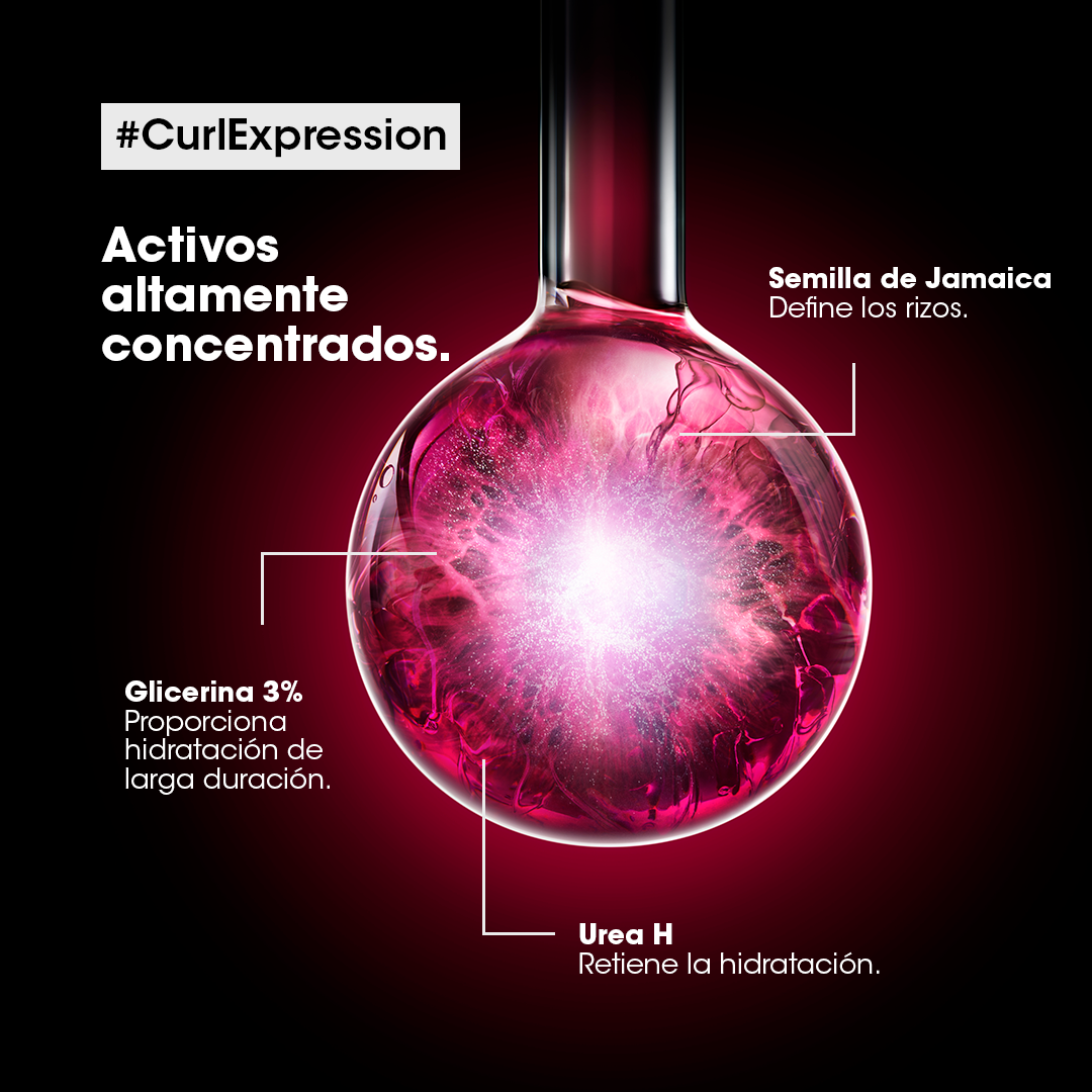 L’Oréal Professionnel Curl Expression Espuma en Crema 10 en 1 – Multi-beneficios de hidratación, definición y control para cabello y pelo rizado u ondulado.