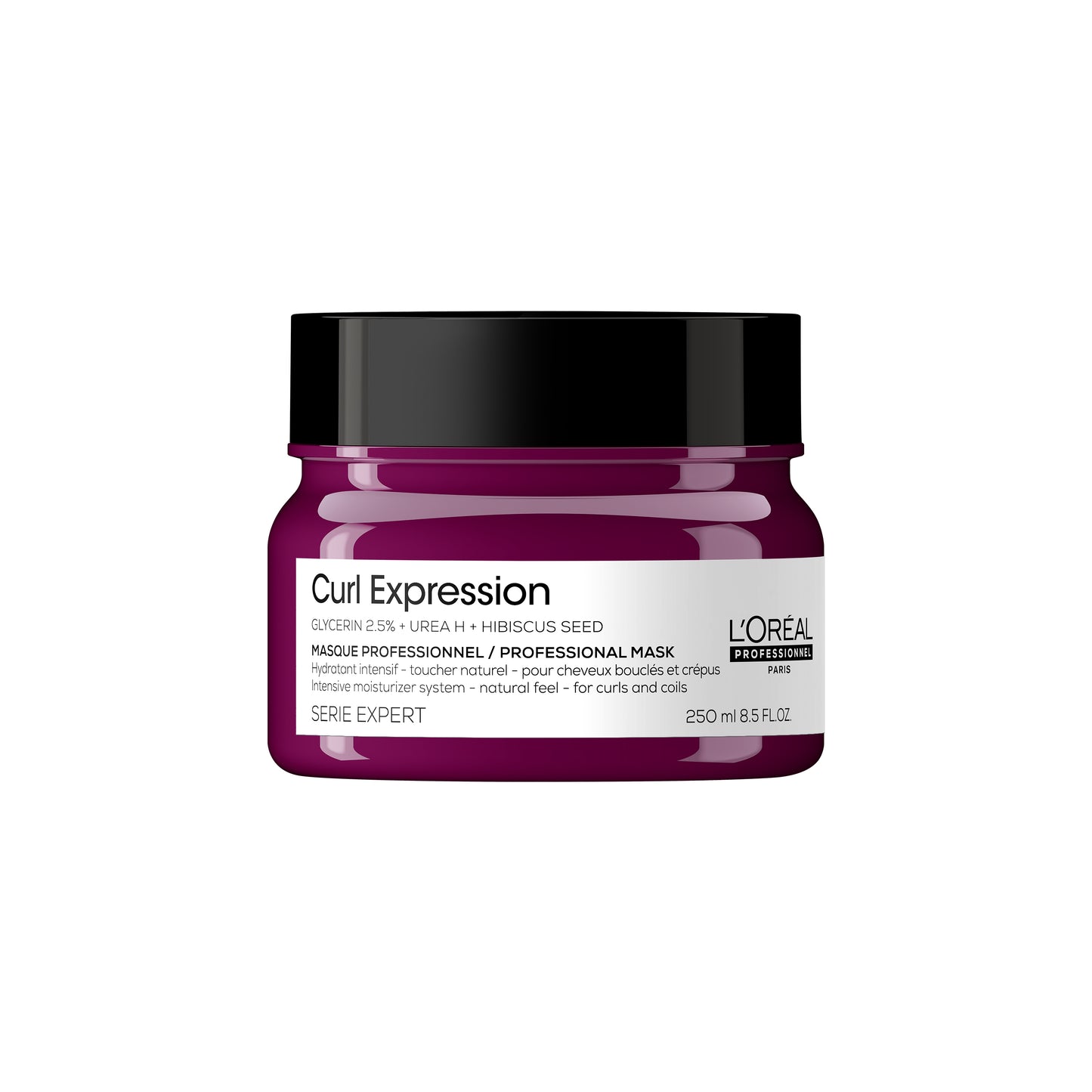 L’Oréal Professionnel Curl Expression Mascarilla Hidratante 250ml – Nutrición y definición para cabello y pelo rizado u ondulado.