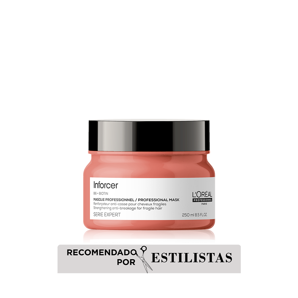 L’Oréal Professionnel Inforcer Mascarilla – Tratamiento fortalecedor anti-rotura para cabello y pelo débil.