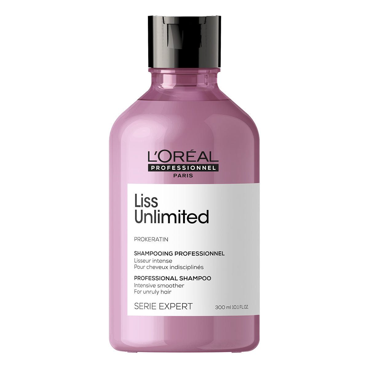 L’Oréal Professionnel Liss Unlimited Shampoo 300ml – Control antifrizz y suavidad para cabello rebelde, encrespado y pelo difícil de manejar.