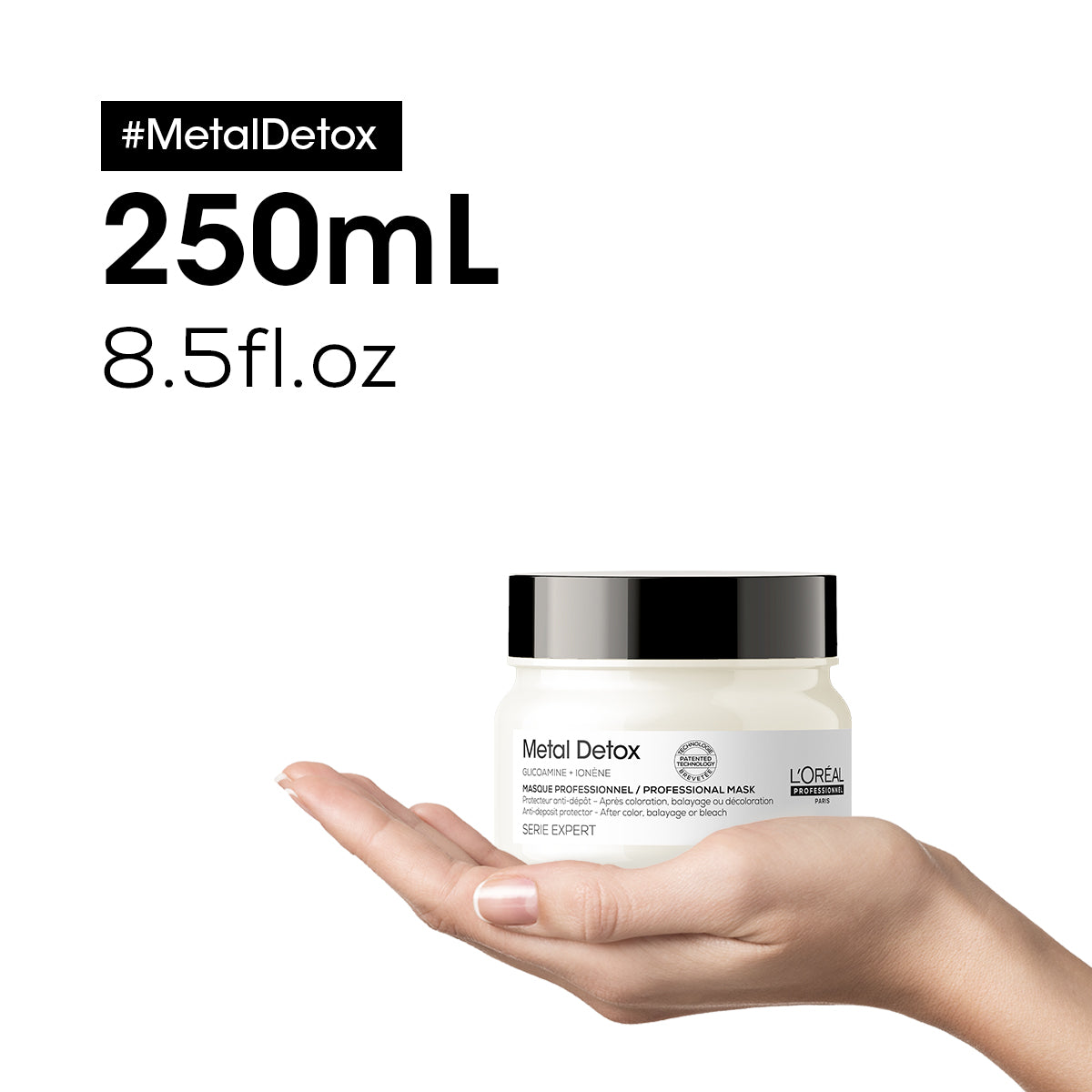 L’Oréal Professionnel Metal Detox | Mascarilla 250ml Nutrición, Reparación y Protección del Color