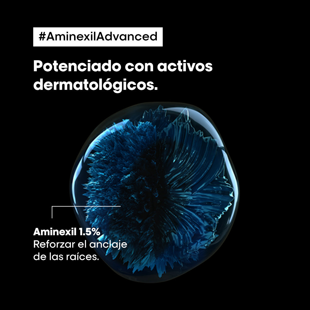 L’Oréal Professionnel Scalp Advanced Tratamiento Anti Caída Aminexil 10x6ml – Fortalecimiento y prevención de la pérdida capilar | Tatán Peluquería Colombia