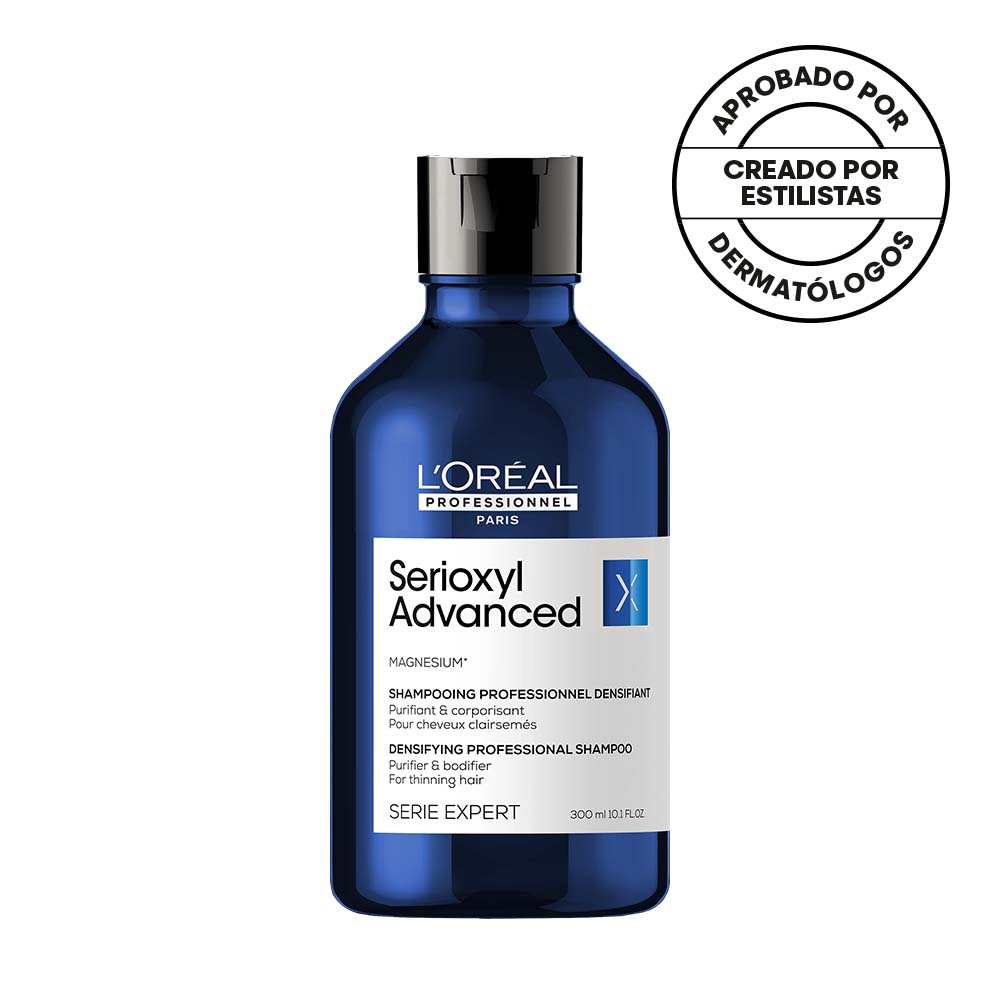 L’Oréal Professionnel Serioxyl | Shampoo 250ml Limpieza Purificante y Mayor Densidad Capilar