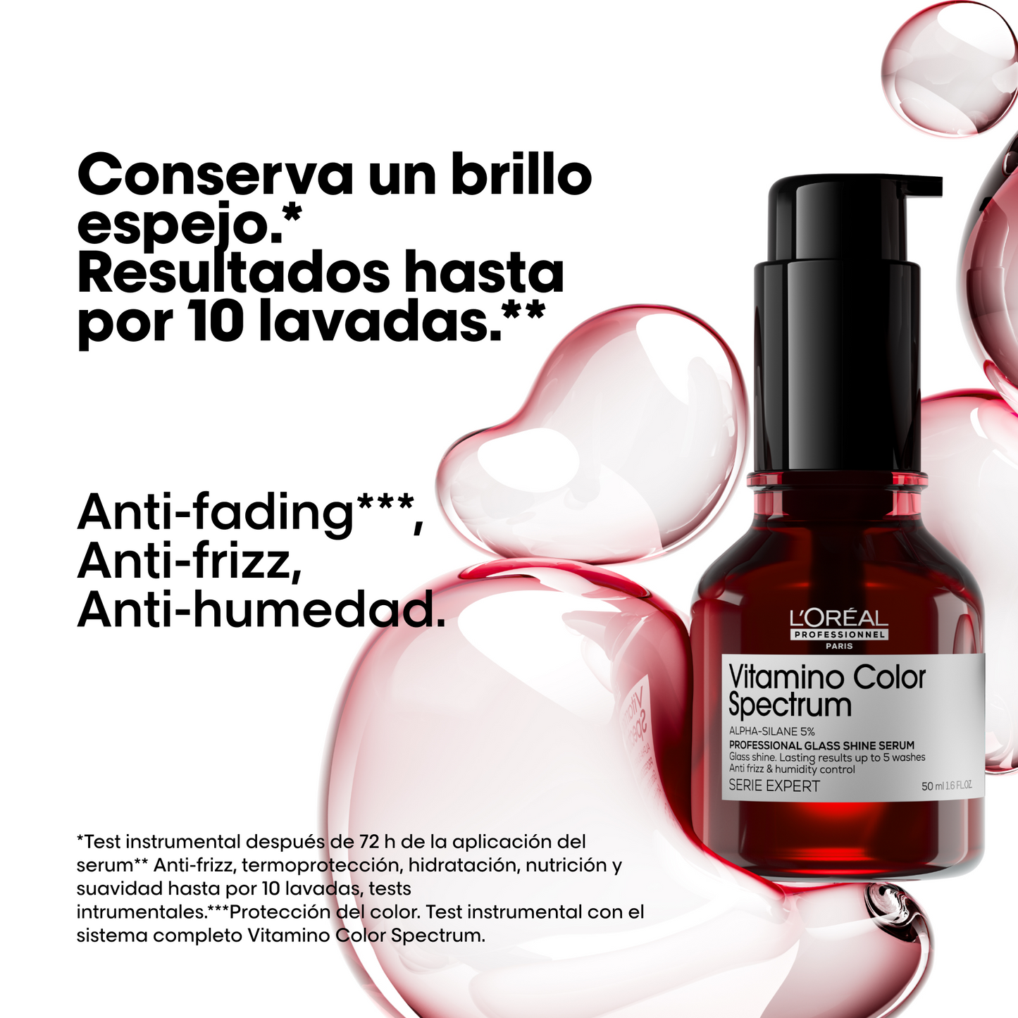 L’Oréal Professionnel Vitamino Color Spectrum | Sérum 50ml Protección Antioxidante y Brillo Intenso