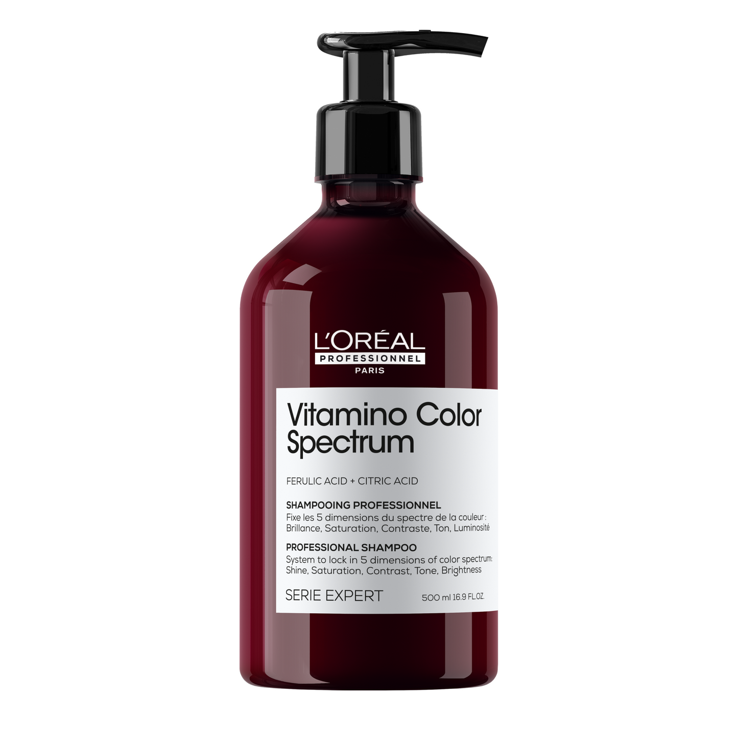 L’Oréal Professionnel Vitamino Color Spectrum | Shampoo 500ml Protección Antioxidante y Brillo Prolongado del Color