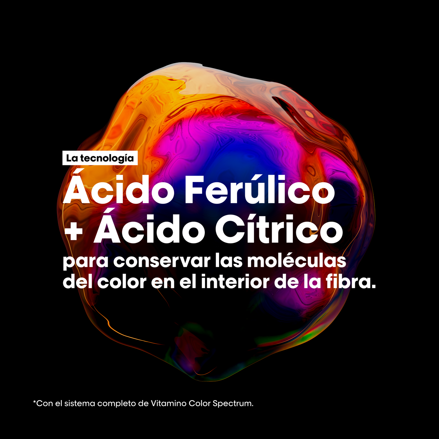 L’Oréal Professionnel Vitamino Color Spectrum | Shampoo 300ml Protección Antioxidante y Brillo Intenso para Cabello Teñido