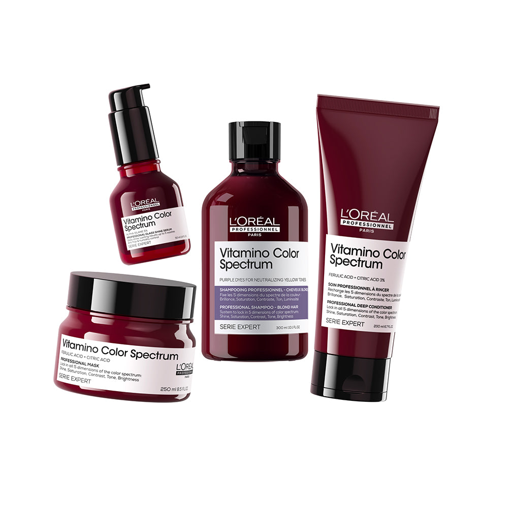 L’Oréal Professionnel Vitamino Color Spectrum | Shampoo Purple 300ml Neutralización y Protección del Color