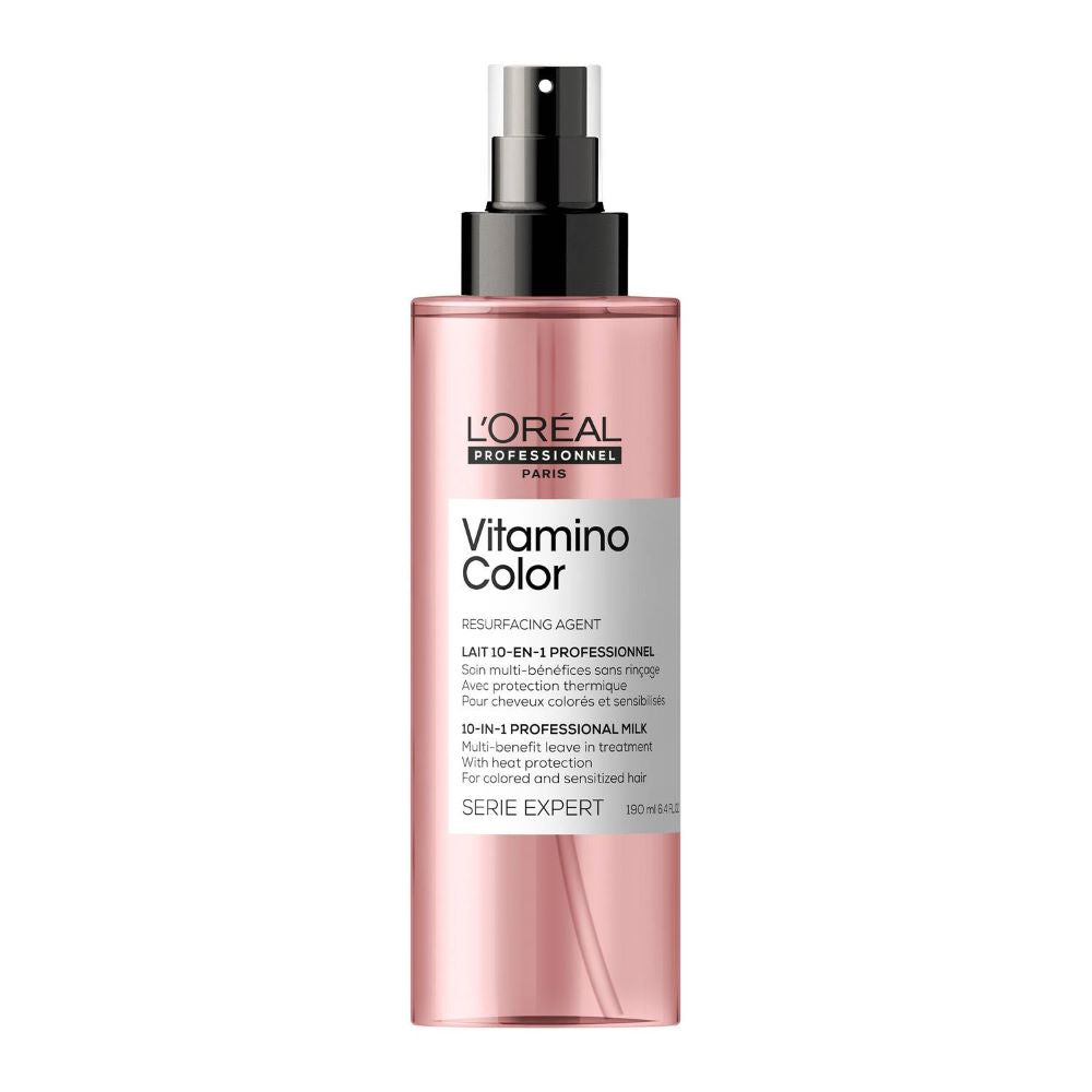 L’Oréal Professionnel Vitamino Color | Spray 10 en 1 190ml Protección, Brillo y Multi-Beneficios para Cabello Teñido