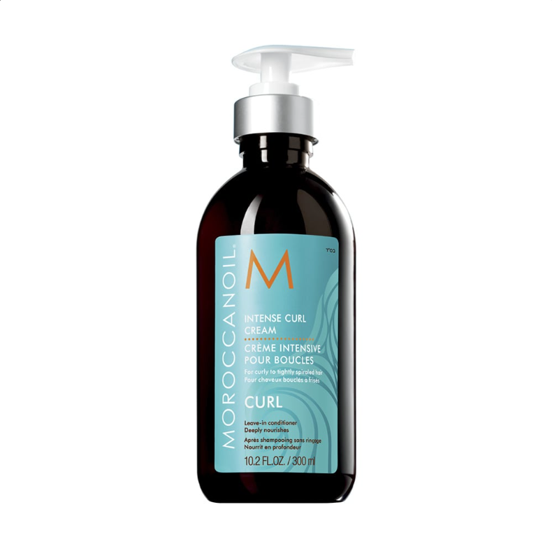 Moroccanoil Curl Intense Cream 300ml crema para rizos definidos y control de frizz. Tatán Peluquería Colombia distribuidor autorizado.