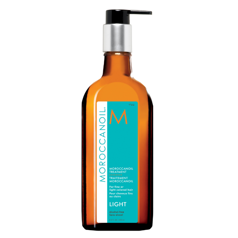 Moroccanoil Treatment Light 200ml – Aceite ligero profesional con argán para cabello fino, rubio o claro. Distribuidor autorizado Tatán Peluquería Colombia