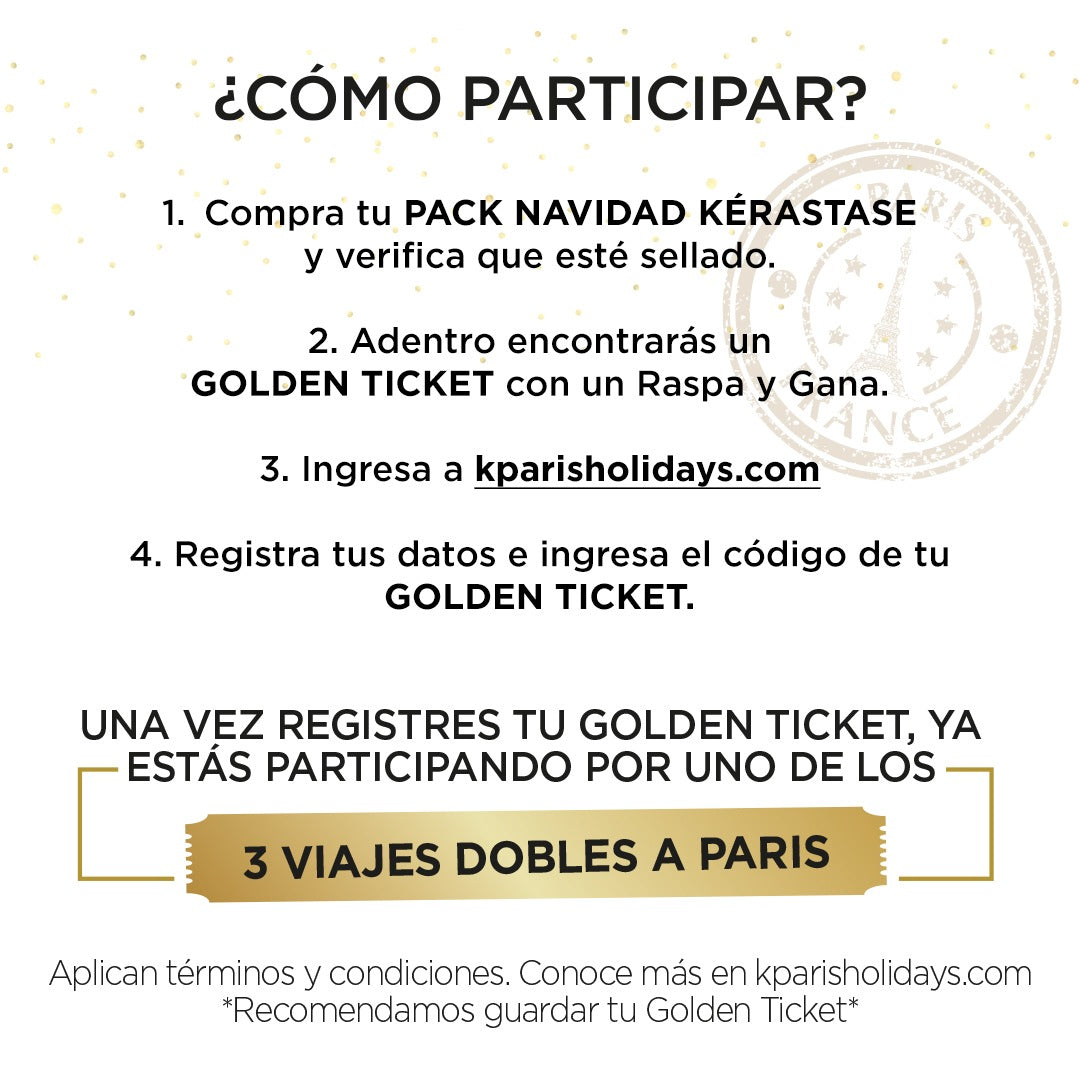 Cosmetiquera Kérastase Nutritive | Viaje a París | Cabello Seco – Holiday -Pack -Kit -Navidad 2025