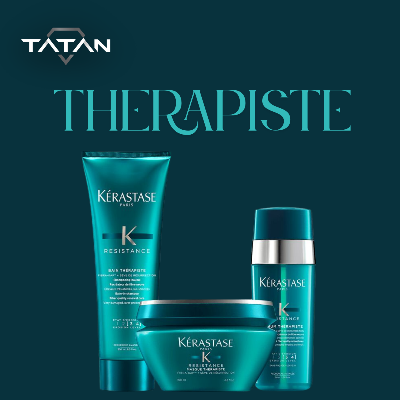Kérastase Résistance Thérapiste – Reconstrucción Intensa para Cabello Muy Dañado Nivel 3-4