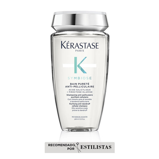 Bain Pureté Anti-Pelliculaire Symbiose Kérastase – Shampoo Anticaspa Purificante para Cuero Cabelludo Graso