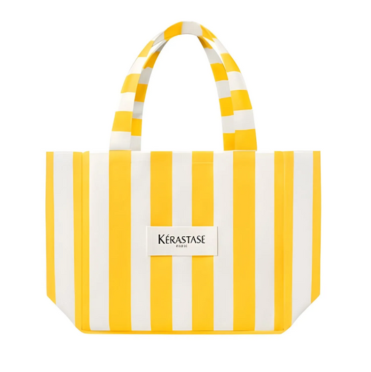 Kit Discipline Kérastase Summer | Bain Fluidealiste 250ml + Aceite Oléo Relax 75ml + Tote Bag Edición Yellow & White