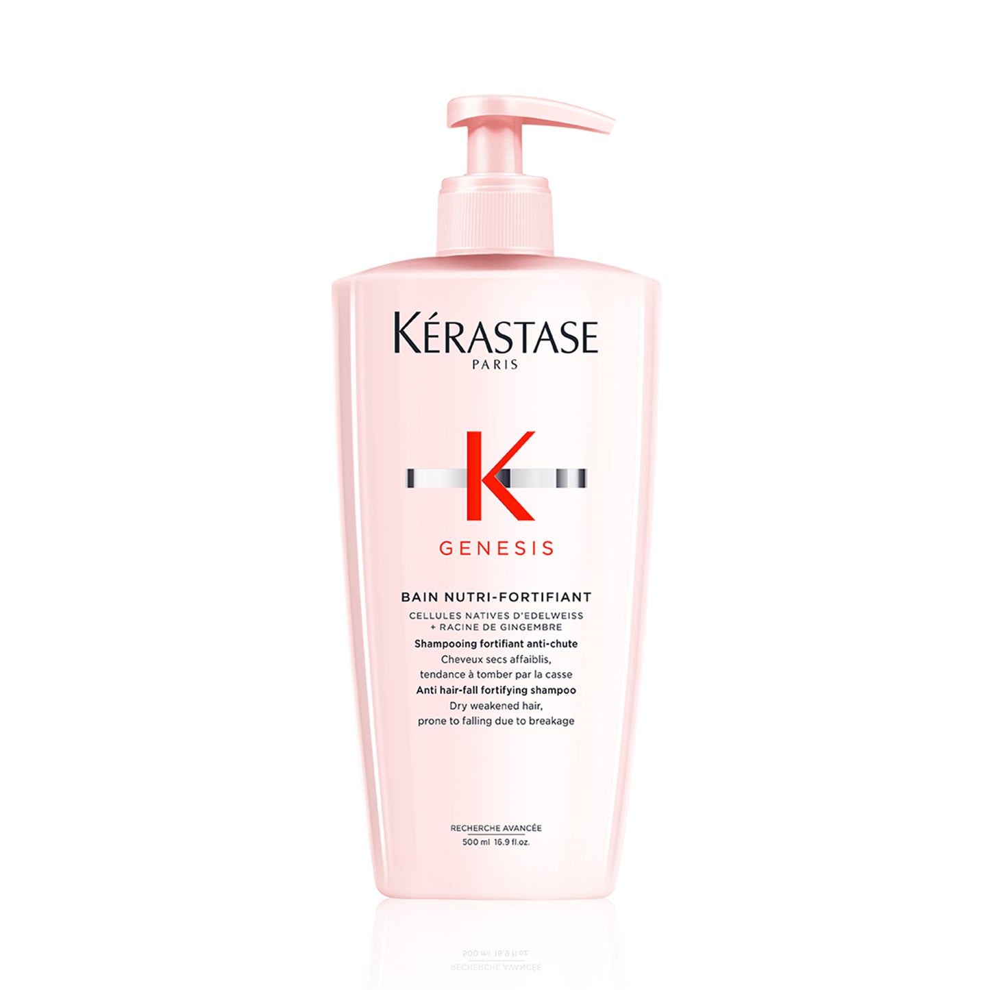 Kérastase Genesis – Bain Nutri-Fortifiant 500ml | Shampoo Fortificante Anticaída por Quiebre para Cuero Cabelludo Seco